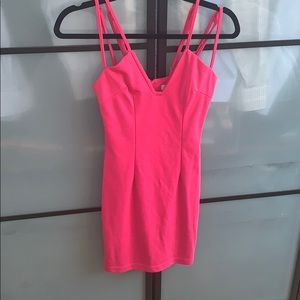 TOBI hot pink mini dress - XS